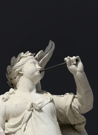 Estatua de D, José, pormenor lateral,Praça do Comércio